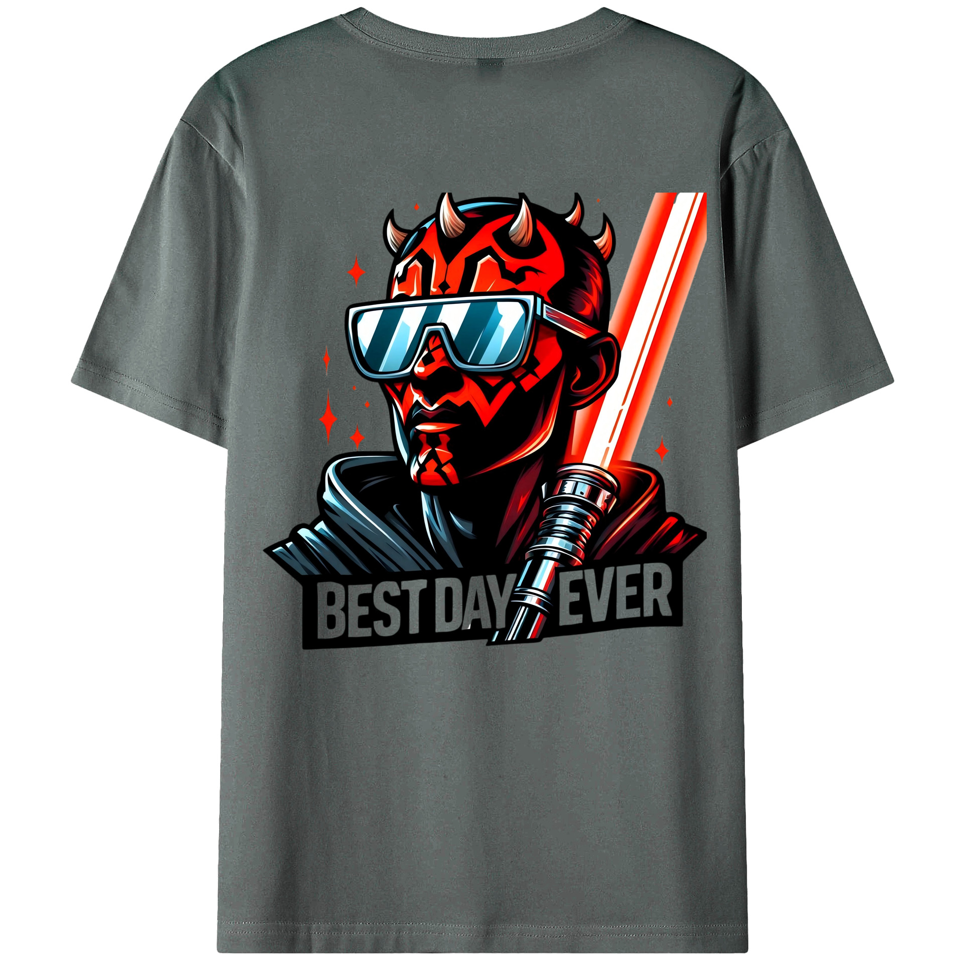 （画像用） スター・ウォーズ Star Wars 綿100％ メンズ半袖Tシャツ（バックプリント） 通気性